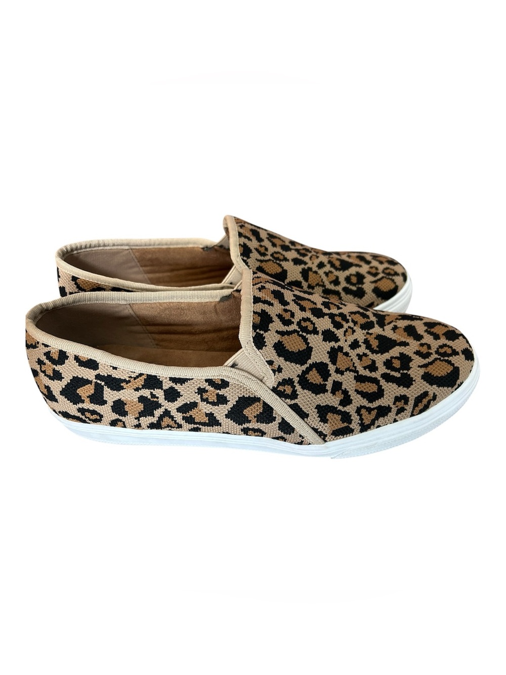 Array Sport Women’s Leopard Print Slip-On Sneakers - Sz 12W